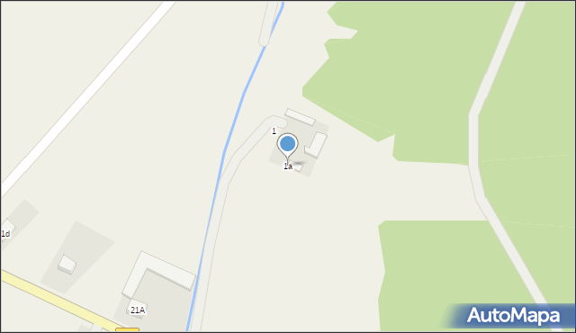 Kolonia Rozniszew, Kolonia Rozniszew, 1a, mapa Kolonia Rozniszew