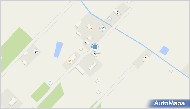 Kolonia Rozniszew, Kolonia Rozniszew, 5, mapa Kolonia Rozniszew