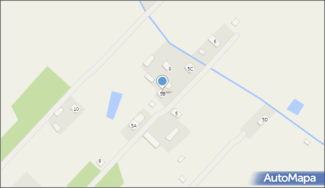 Kolonia Rozniszew, Kolonia Rozniszew, 5B, mapa Kolonia Rozniszew