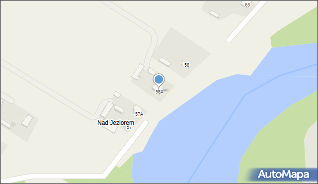 Kolonia Seredzice, Kolonia Seredzice, 58A, mapa Kolonia Seredzice
