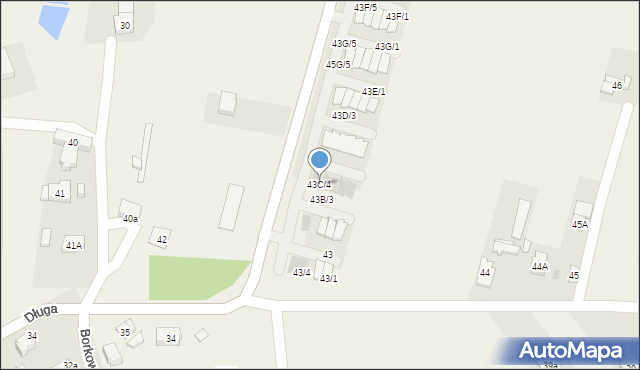 Kolonia Skarszewek, Kolonia Skarszewek, 43C/4, mapa Kolonia Skarszewek