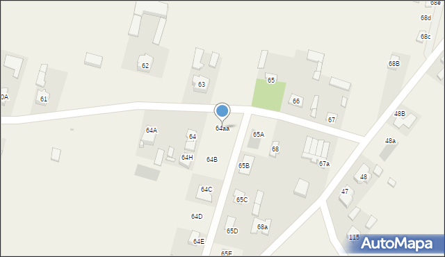 Kolonia Skarszewek, Kolonia Skarszewek, 64aa, mapa Kolonia Skarszewek