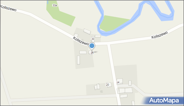 Kolonia Sochocin, Kolonia Sochocin, 15, mapa Kolonia Sochocin