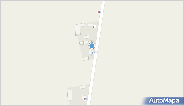 Kolonia Strzegocin, Kolonia Strzegocin, 18, mapa Kolonia Strzegocin