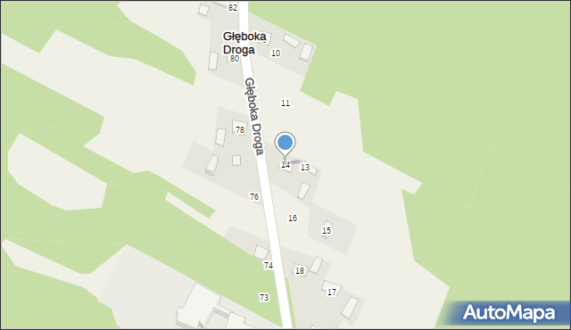 Kolonia Szczerbacka, Kolonia Szczerbacka, 14, mapa Kolonia Szczerbacka