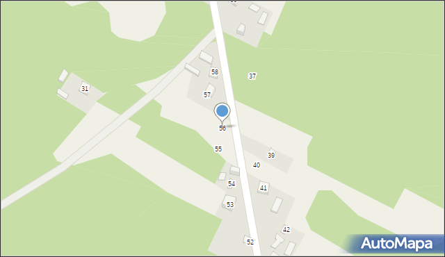 Kolonia Szczerbacka, Kolonia Szczerbacka, 56, mapa Kolonia Szczerbacka