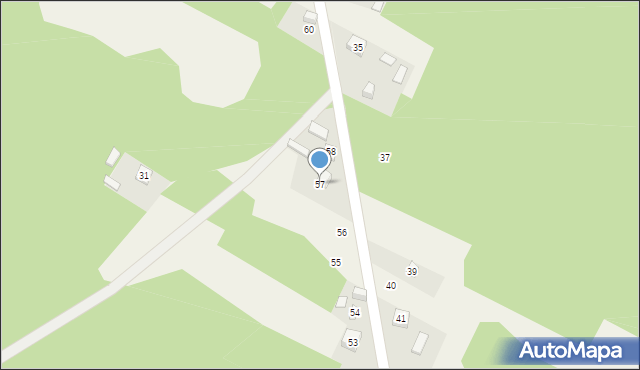 Kolonia Szczerbacka, Kolonia Szczerbacka, 57, mapa Kolonia Szczerbacka