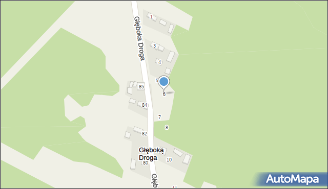 Kolonia Szczerbacka, Kolonia Szczerbacka, 6, mapa Kolonia Szczerbacka