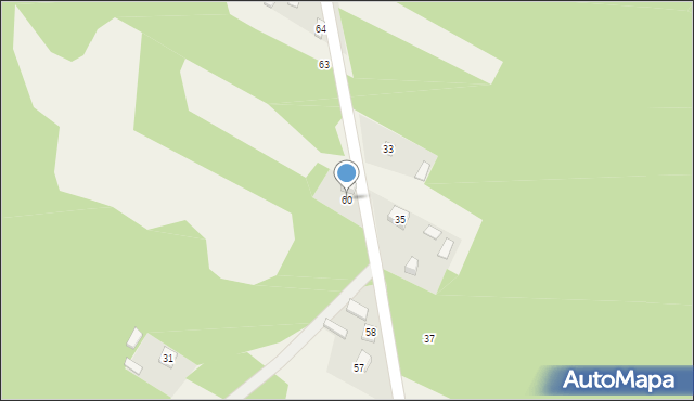 Kolonia Szczerbacka, Kolonia Szczerbacka, 60, mapa Kolonia Szczerbacka