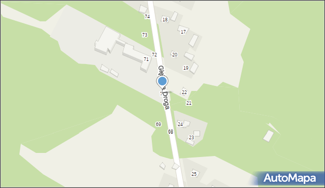 Kolonia Szczerbacka, Kolonia Szczerbacka, 70, mapa Kolonia Szczerbacka