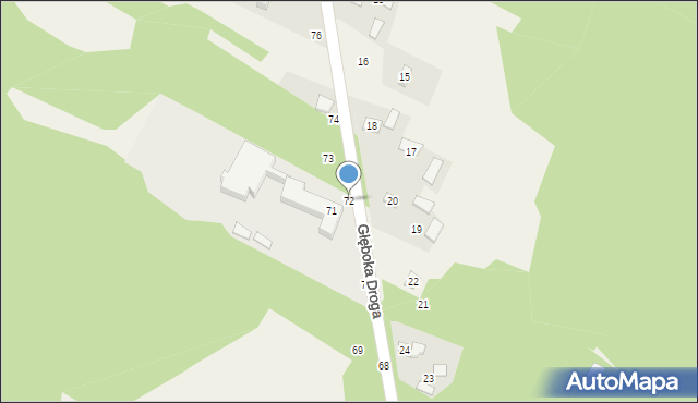 Kolonia Szczerbacka, Kolonia Szczerbacka, 72, mapa Kolonia Szczerbacka