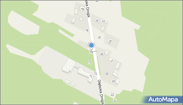 Kolonia Szczerbacka, Kolonia Szczerbacka, 74, mapa Kolonia Szczerbacka