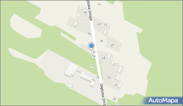 Kolonia Szczerbacka, Kolonia Szczerbacka, 75, mapa Kolonia Szczerbacka