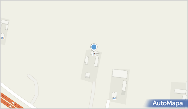 Kolonia Wola Piasecka, Kolonia Wola Piasecka, 13, mapa Kolonia Wola Piasecka