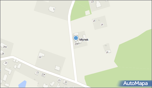 Kolonia Zagajów, Kolonia Zagajów, 10A, mapa Kolonia Zagajów