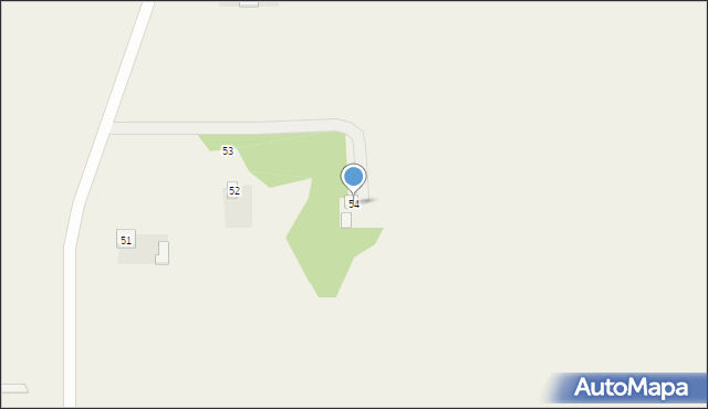 Kolonia Zawady, Kolonia Zawady, 54, mapa Kolonia Zawady
