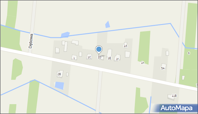 Kolonie Stanisławów, Kolonie Stanisławów, 1D, mapa Kolonie Stanisławów