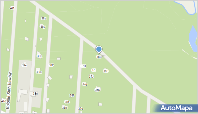 Kolonie Stanisławów, Kolonie Stanisławów, 36C, mapa Kolonie Stanisławów