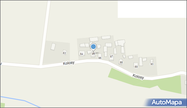 Kolosy, Kolosy, 85, mapa Kolosy