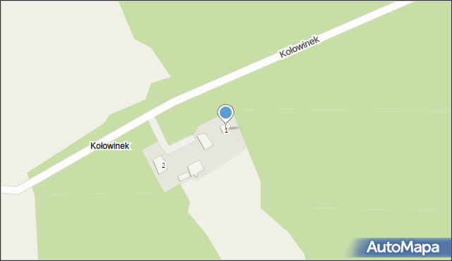 Kołowinek, Kołowinek, 1, mapa Kołowinek