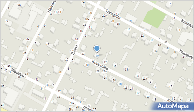 Koluszki, Kopernika Mikołaja, 19, mapa Koluszki