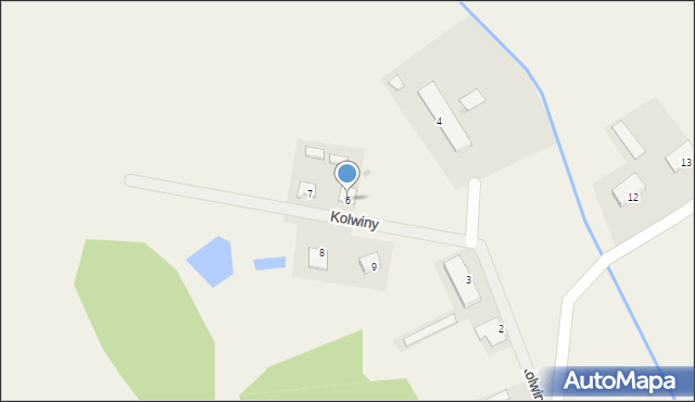 Kolwiny, Kolwiny, 6, mapa Kolwiny