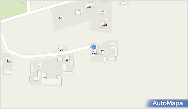 Komadzyn, Komadzyn, 27b, mapa Komadzyn