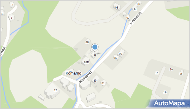 Komarno, Komarno, 88, mapa Komarno