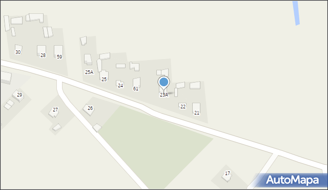 Komarów Dolny, Komarów Dolny, 23A, mapa Komarów Dolny