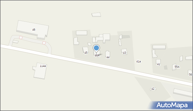 Komarów Dolny, Komarów Dolny, 44A, mapa Komarów Dolny