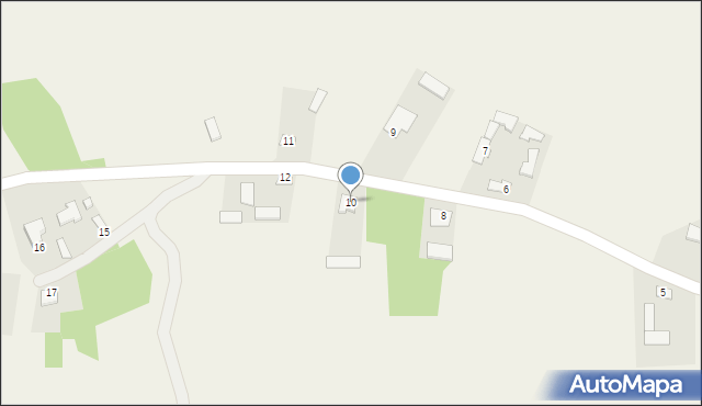 Komarów Górny, Komarów Górny, 10, mapa Komarów Górny