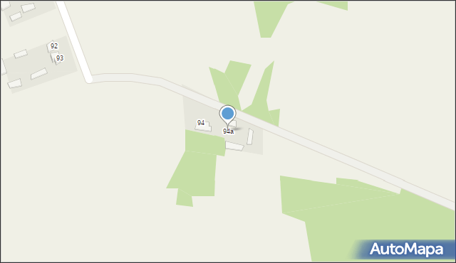 Komarów-Wieś, Komarów-Wieś, 94a, mapa Komarów-Wieś