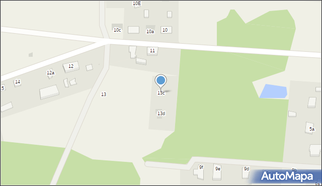 Komarowo, Komarowo, 13c, mapa Komarowo