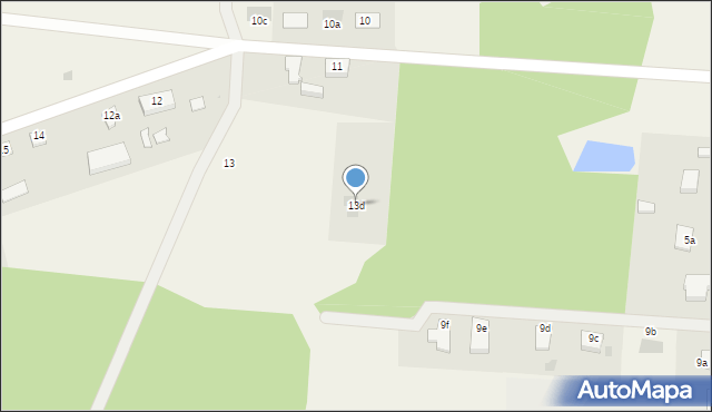 Komarowo, Komarowo, 13d, mapa Komarowo