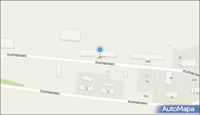 Komarowo, Komarowo, 48c, mapa Komarowo