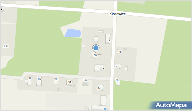 Komarowo, Komarowo, 5a, mapa Komarowo