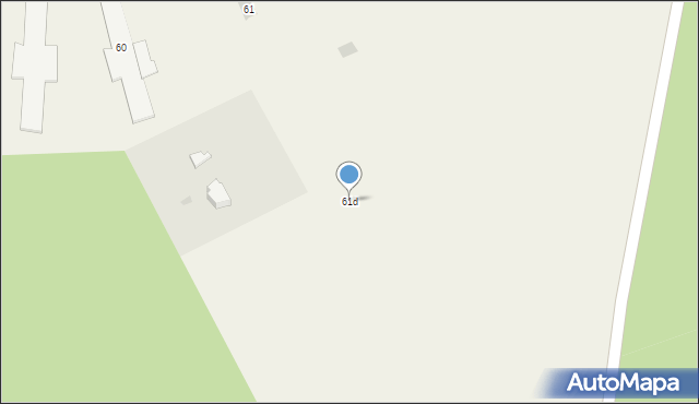 Komarowo, Komarowo, 61d, mapa Komarowo