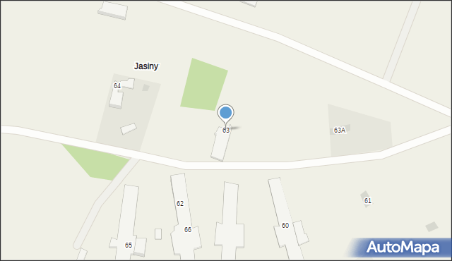Komarowo, Komarowo, 63, mapa Komarowo