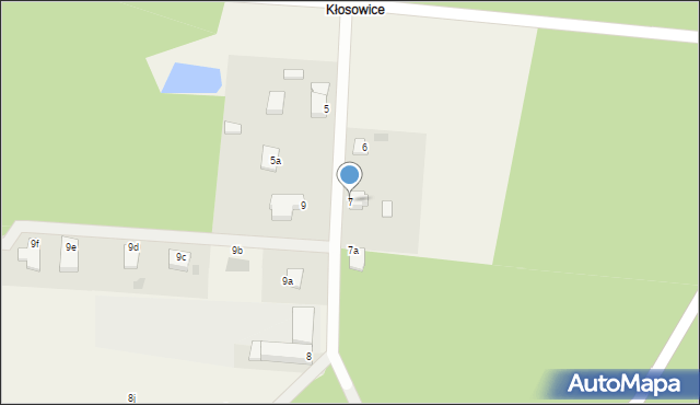 Komarowo, Komarowo, 7, mapa Komarowo