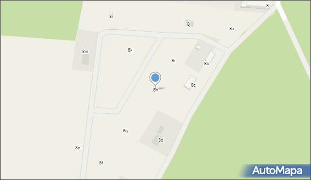 Komarowo, Komarowo, 8h, mapa Komarowo