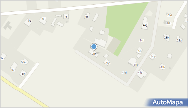 Komaszyce, Komaszyce, 28f, mapa Komaszyce