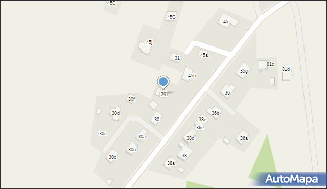 Komaszyce, Komaszyce, 29, mapa Komaszyce