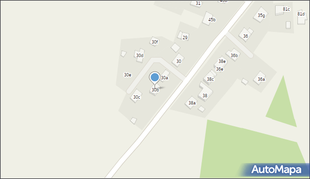 Komaszyce, Komaszyce, 30b, mapa Komaszyce