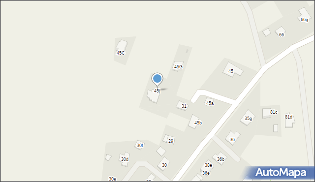 Komaszyce, Komaszyce, 45j, mapa Komaszyce