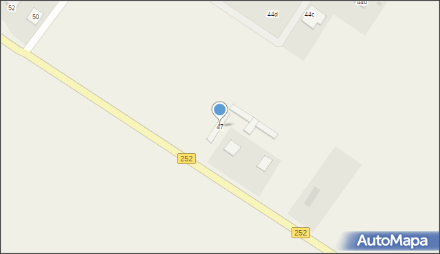Komaszyce, Komaszyce, 47, mapa Komaszyce
