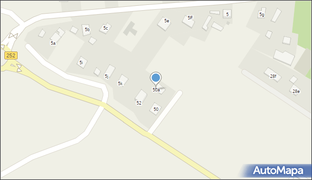 Komaszyce, Komaszyce, 50a, mapa Komaszyce