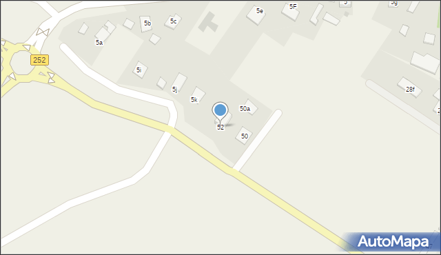 Komaszyce, Komaszyce, 52, mapa Komaszyce