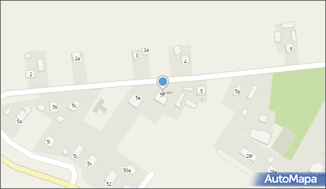 Komaszyce, Komaszyce, 5F, mapa Komaszyce