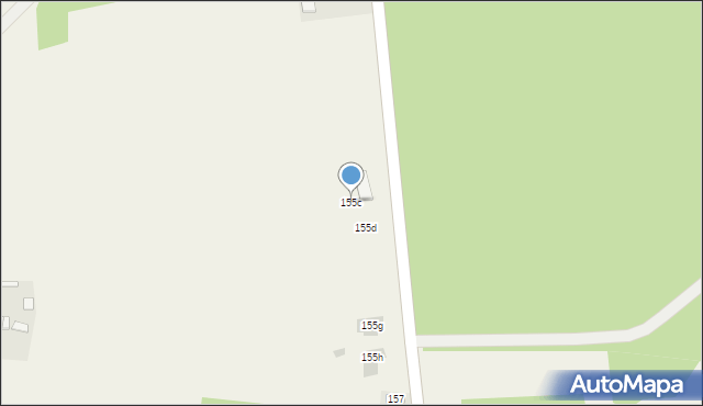 Komórki, Komórki, 155c, mapa Komórki
