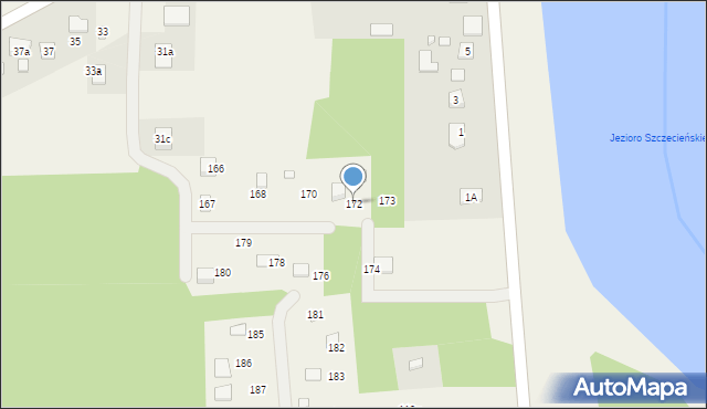 Komórki, Komórki, 172, mapa Komórki